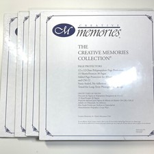 4 Creative Memories Page Protectors 12x12 4 Packs of 15 Sheets CM-12 CM-12B