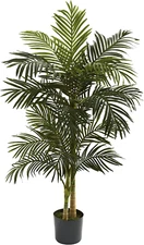 5Ft. Golden Cane Palm Artificial Tree, Green