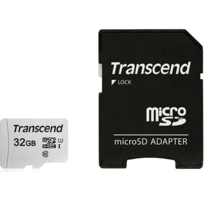 Transcend MicroSD 32GB Memory Card w/ Adapter for GoPro Hero Hero2 Hero3