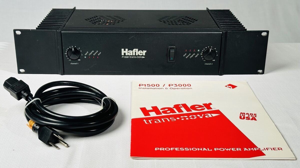 Hafler P1500 Trans•Nova Professional Power Amplifier | eBay Hafler P1500 Trans•Nova Professional Power Amplifier | eBay