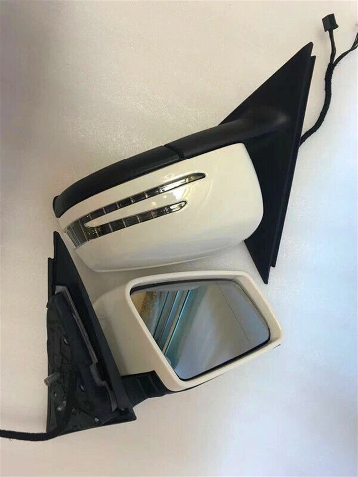 Conjunto de espelho retrovisor GLK para Mercedes Benz X204 GLK350 GLK250 GLK300 branco 2 peças - Imagem 3 de 4