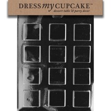 Dress My Cupcake Chocolate Candy Mold Plain S...