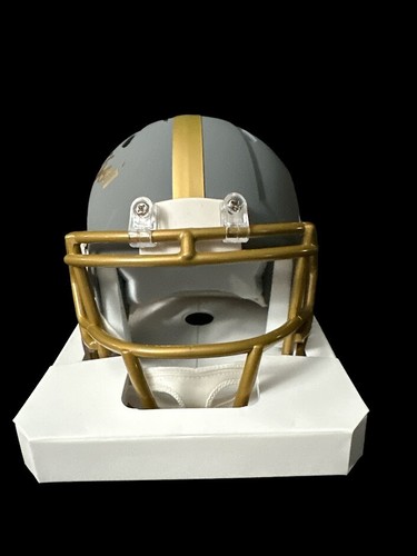 Kordell Stewart Signed Steelers Slate Alternate Speed Mini Helmet (Beckett) - Picture 2 of 5