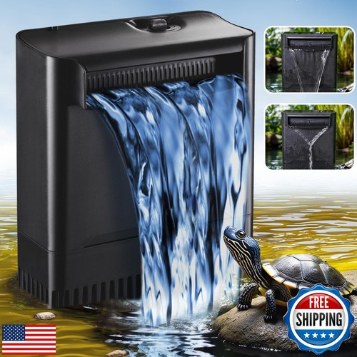 TARARIUM 290GPH Turtle Tank Filter for 20-55 Gallon, Turtle Filter Low Water