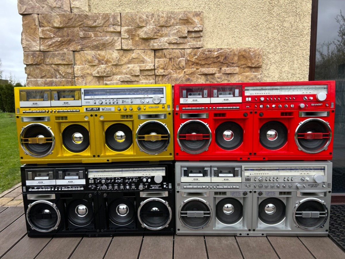 sharp GF767 GOLD boombox - sharp Gf777 brother | eBay