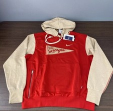 Nike Georgia Bulldogs College Football Hoodie Sweatshirt FJ9011-657 Mens Size L