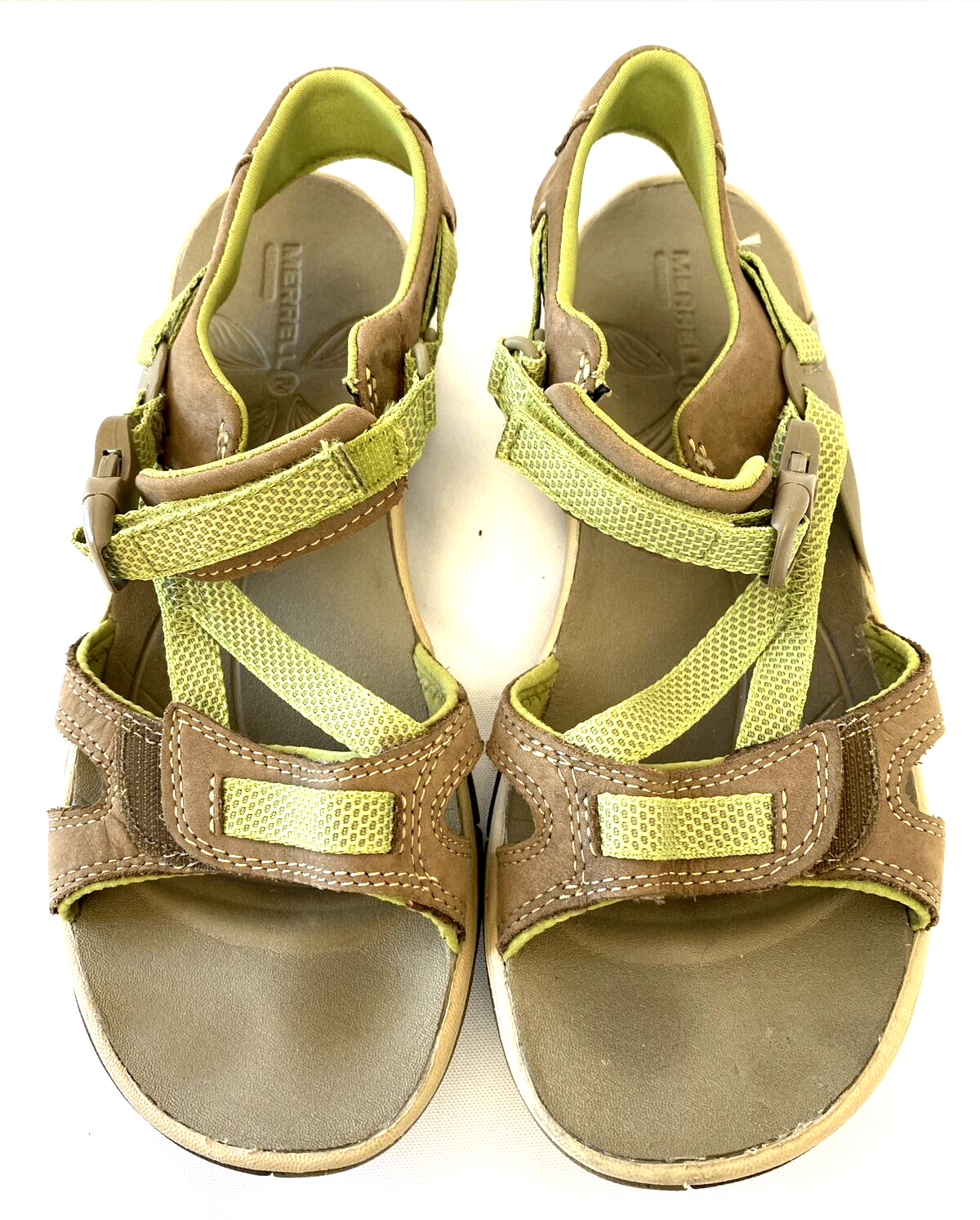 Sandali Merrell Otter Air Cushion Select Grip escursionismo marrone verde donna taglia 8