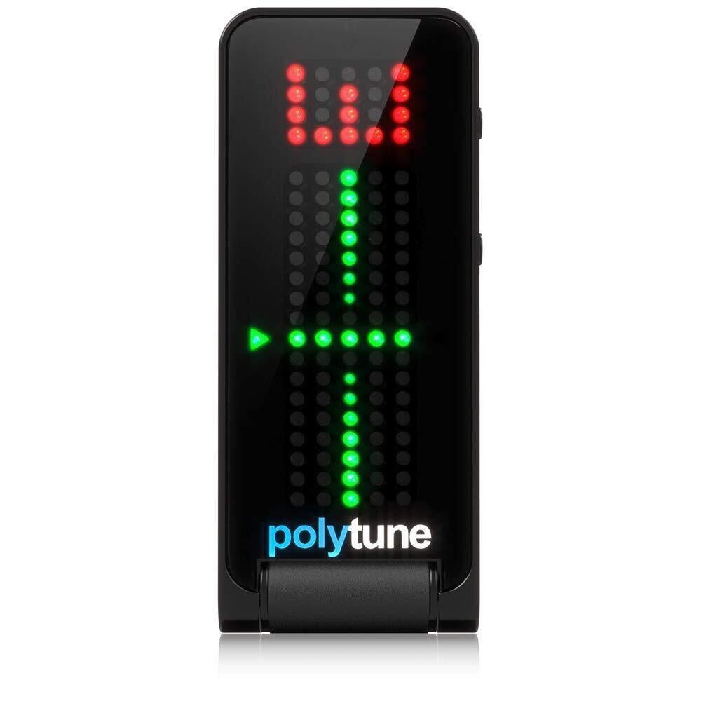 ギター TC Electronic Polytune Guitar Tuner TC Electronic 966111101 Polytune Clip-On Guitar Tuner - Black for