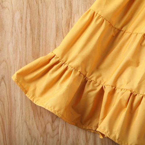 3Pcs Baby Girls Off Shoulder Ruffle T-shirt +Skirt Set Kids Summer Dress Outfits - Picture 10 of 15