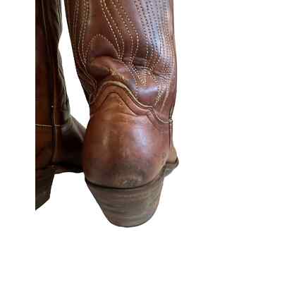 Frye 3849 Men’s Brown Leather Western Boots- sz 10 D Frye 3849 Men main image 4
