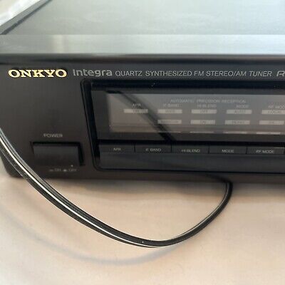 Onkyo Integra T-407 Stereo AM/FM Tuner Digital Screen Onkyo Integra T-407 Stereo AM/FM Tuner Digital Screen