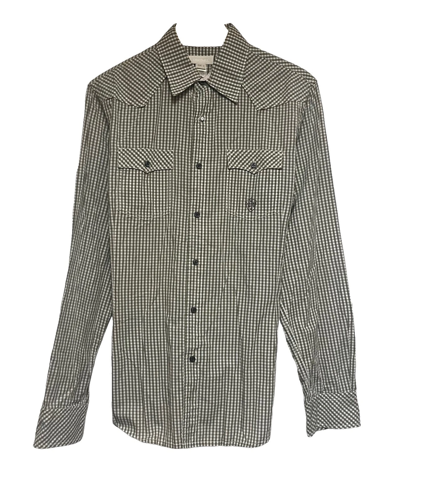 Diesel Blanco Informal Con Botones camisas para hombres