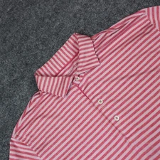 Johnnie-O Golf Polo Shirt Men's Medium Red Pink Pocket TPC Piper Glen Performanc