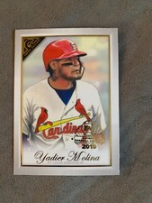 Yadier Molina 2019 Topps Gallery Preview. National Baseball Card Day