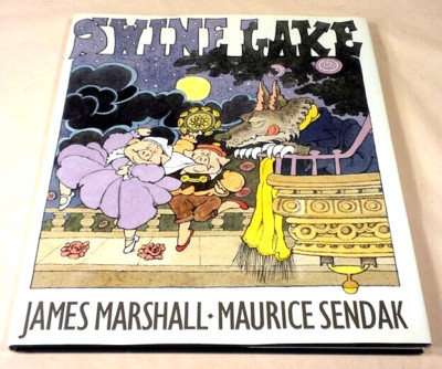 SWINE LAKE James Marshall & Maurice Sendak SIGNED by Maurice Sendak,1st Ed.