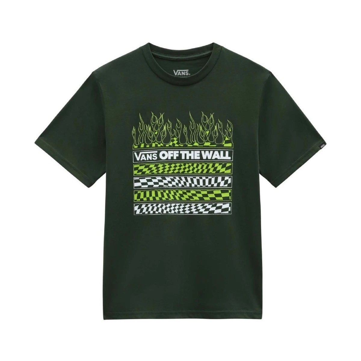 T shirt Kid Vans Neon Flames Ss Vn00088mbd6 eBay