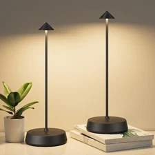 Cordless Table Lamp Rechargeable, Battery Operated 6000mAh Desk Lamp Touch Di...