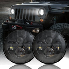 Newest Brightest Pair 7 Inch Round Led Headlights For Jeep Wrangler Jk Tj Lj Cj