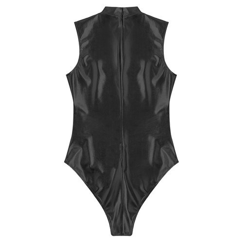 AU Women's Saucer Man Cosplay Costume Patent Leather Bodysuit Catsuit Halloween - Photo 56 sur 77