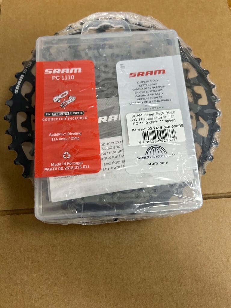 ☆SRAM XG-1150 10-42T スプロケット SRAM 11-Speed Power Pack a XG-1150 Cassette 10-42T + PC-1110 Chain