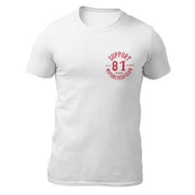 49 Hells Angels White T-Shirt Support81 Logo 5788