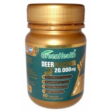 NEW ZEALAND SUPER DEER PLACENTA 20000mg 60 Softgels DYNAMIC ANTI AGING FORMULA