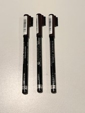 3PK RIMMEL PROFESSIONAL EYEBROW PENCIL 001 DARK BROWN .05 OZ EA .15 OZ TTL