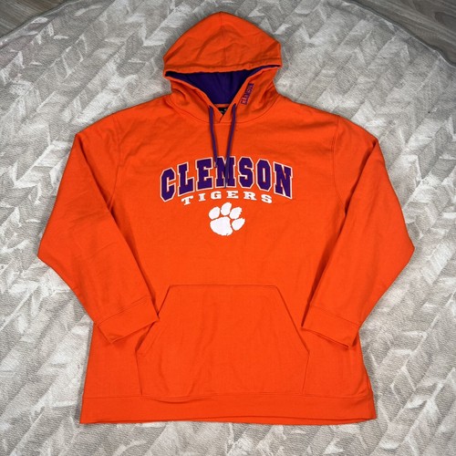Clemson University Tigers Colosseum Mens XXL Hoodie Sweatshirt Performance EUC