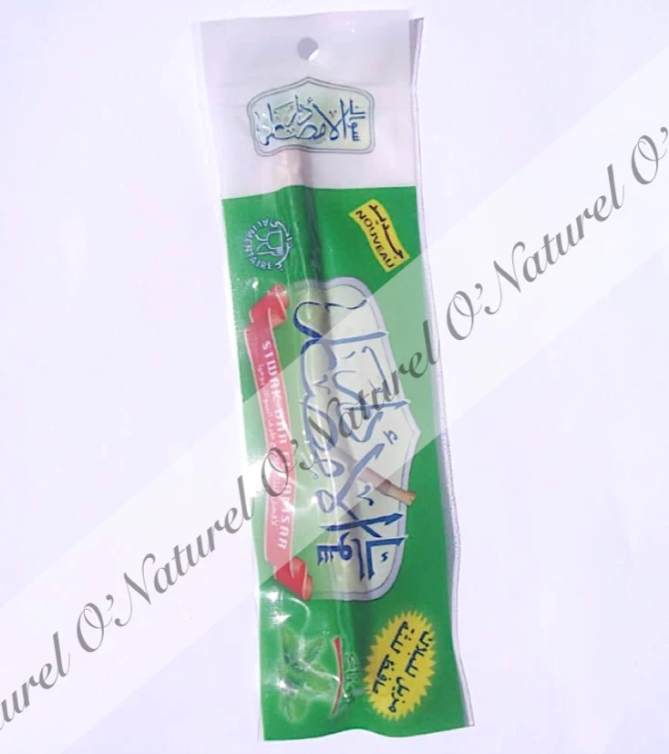 Bâton Siwak à la Menthe Miswak Haute Qualité Mint Siwak, Siwak de Menta