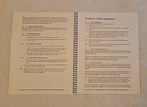 EC Elevator Controls Manual 2008 Non-PVF Series Model V900 (GR1) - Picture 3 of 5