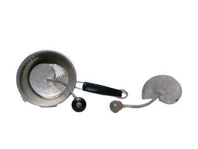 Vintage FOLEY Hand Crank Food Mill Masher Ricer w/ Wooden Handle