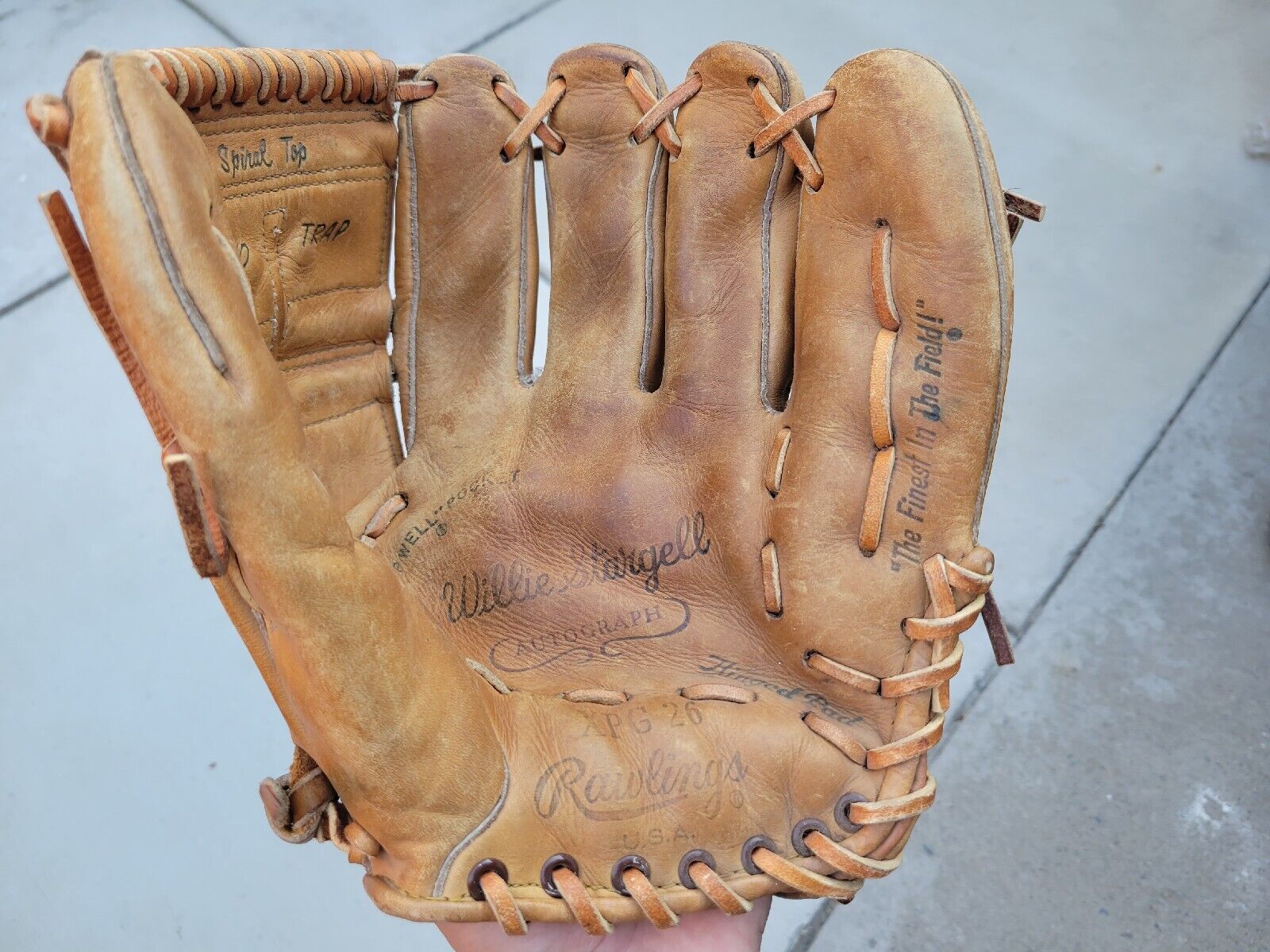 適当な価格 XPG-6 RAWLINGS Willie 1976年製 Stargell グローブ