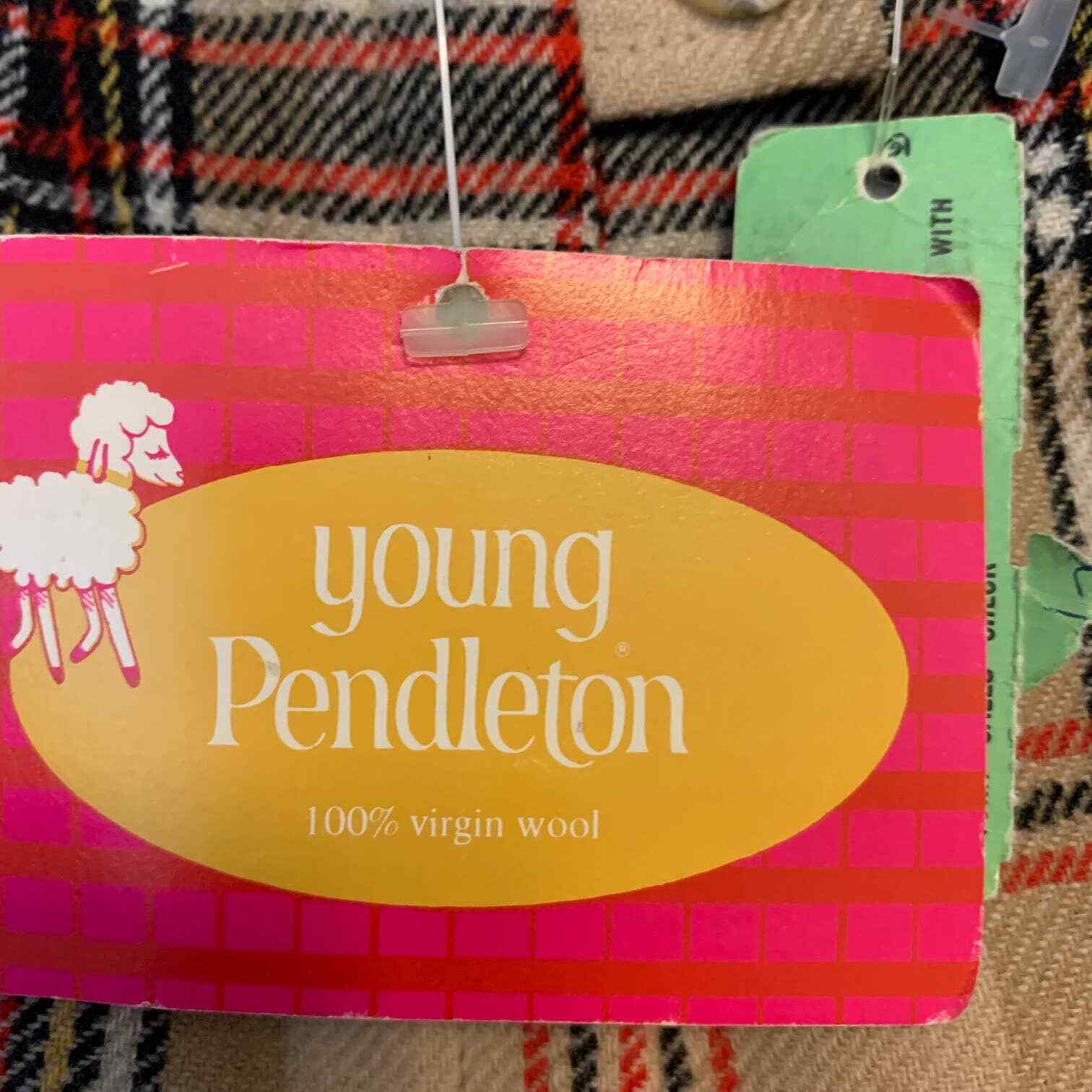 Young PENDLETON Vintage 100% Virgin Wool Slacks S… - image 3