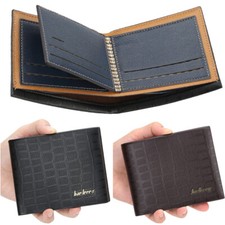 Men's Short Wallet Casual Bifold Wallet Multi Card Holder Organizer Purse Clutch