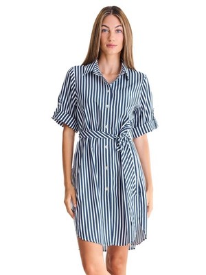 Lisca Kleid Sydney Gr. S-XL in white-blue