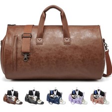 Convertible Garment Bag, Carry on Garment Duffel Bag with Shoulder Strap, Men...