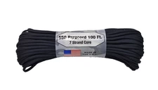 550 Paracord Rope 7 Strand Core 100 Feet Dark Blue USA Made