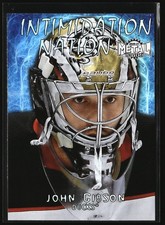 2020-21 SkyBox Metal Universe #IN-30 John Gibson Intimidation Nation