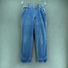 Vintage Wrangler Mom Jeans Womens 12 Medium Wash 28x31 Made in USA