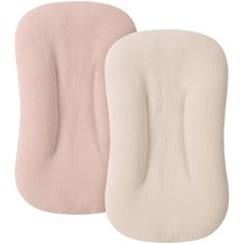 Muslin Baby Lounger Cover for Newborn  Infant, 100 Cotton Soft and Breathab...