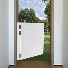 Swinging Cafe Door 31.5x35.4in Single Half Door for Shop Entrance Partition Door