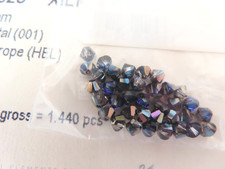 36 Swarovski Bicone Beads 4mm Heliotrope. 5328