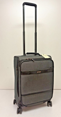 Hartmann Herringbone Deluxe Expandable Spinner Carry-On Suitcase EXCELLENT