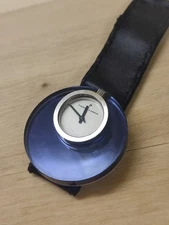 Pierre Cardin Espace watch Jaeger-Lecoultre Blue acrylic 