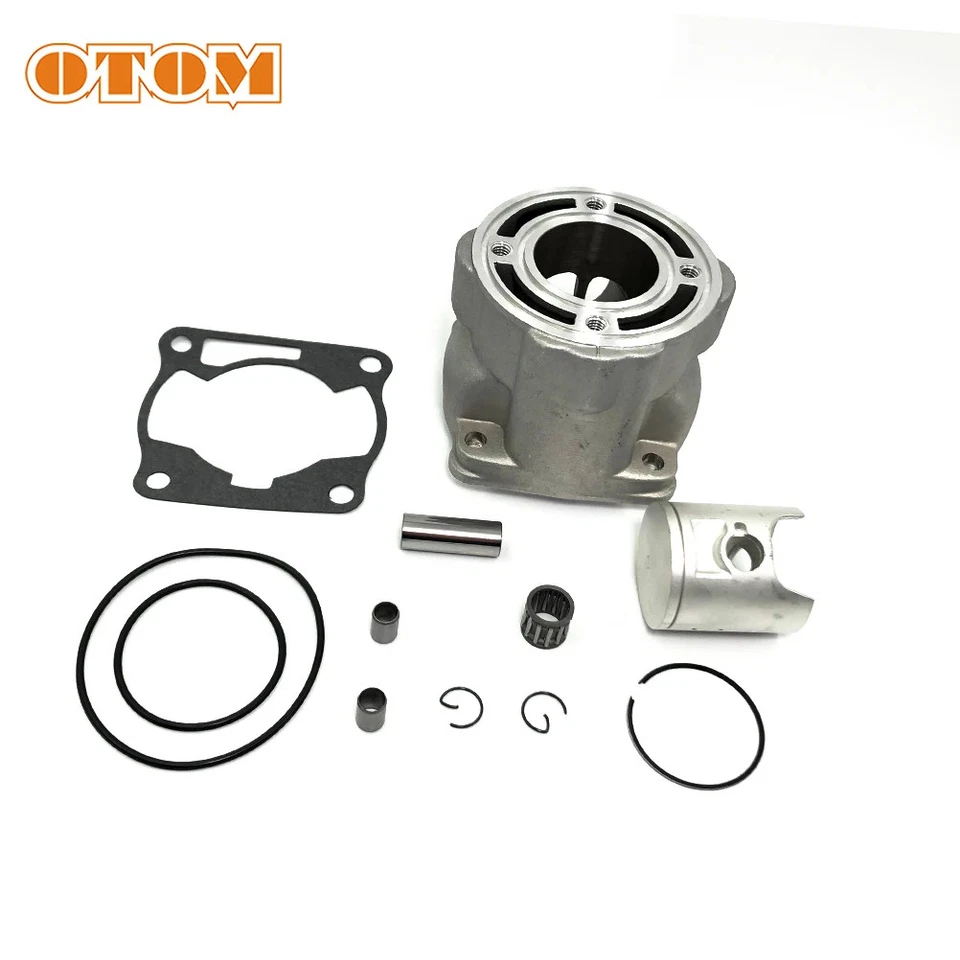 Motorcycle Engine Cylinder Kit 47.5mm Cylinder Block Piston For YAMAHA YZ80 YZ85 - Image 3 of 4