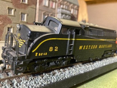 AHM EMD BL-2 Western Maryland DF-15 B-B Diesellok mit Führerstandslicht Spur HO