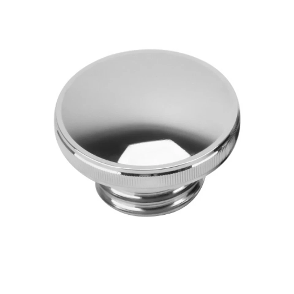 Chrome Gas Fuel Tank Cap For Harley Davidson Softail Sportster XL883 XL1200 Dyna - Image 4 of 4