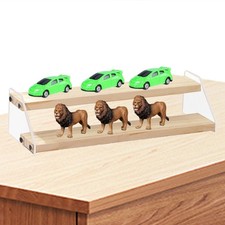 Acryl-Riser-Stand-Regal F&uuml;r Figurenspielwaren-Anzeige-Rack 2-Schicht 15.7inch
