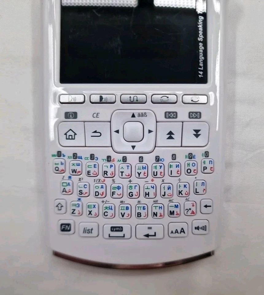 Vintage Franklin 14 Language Electronic Speaking Pocket Translator EST-5114 - Image 4 of 4