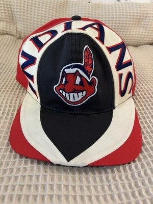 Cleveland Indians Vintage 90's Twins Enterprise Swirl Snapback Cap Hat NWT